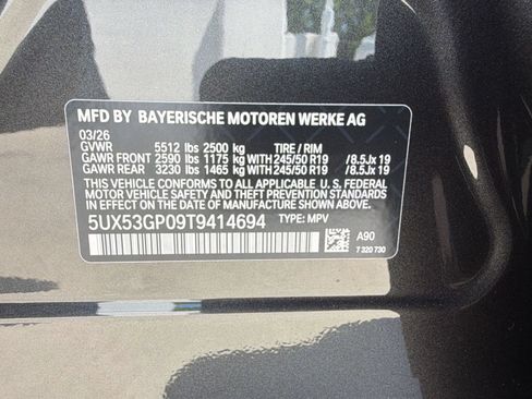 Used 2026 BMW X3 xDrive30i w/ Convenience Package AWD/4WD image 25