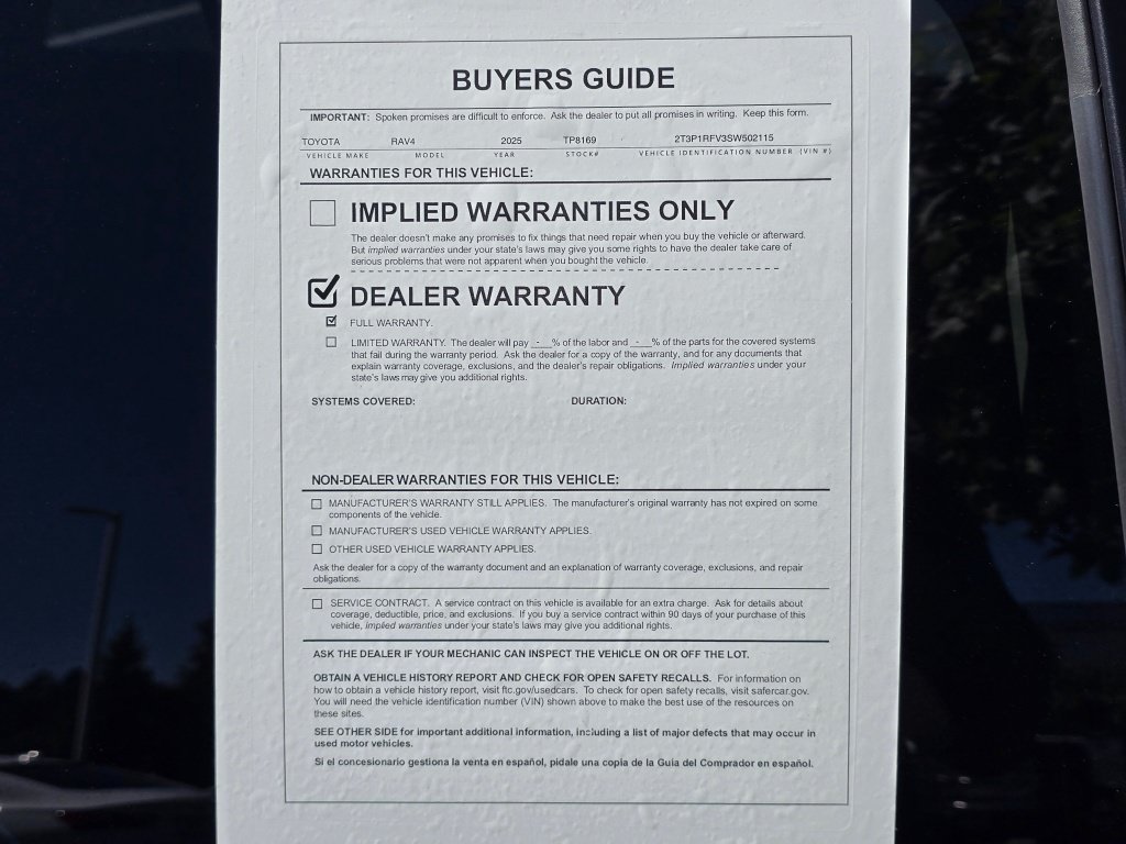 Used 2025 Toyota RAV4 XLE AWD/4WD image 44