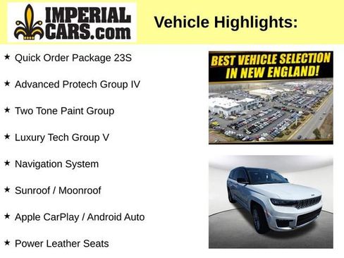 Used 2023 Jeep Grand Cherokee L Summit w/ Advanced Protech Group IV AWD/4WD image 3
