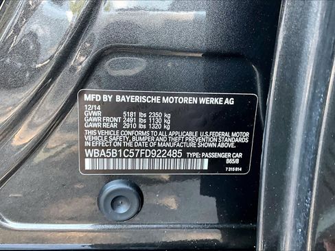 Used 2015 BMW 535i Sedan RWD image 33