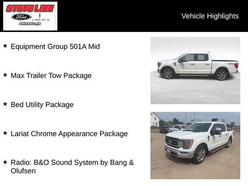 Used 2022 Ford F150 Lariat w/ Max Trailer Tow Package AWD/4WD image 7