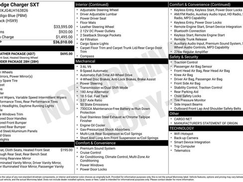 Used 2020 Dodge Charger SXT w/ Cold Weather Package image 5
