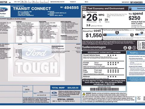 Used 2021 Ford Transit Connect XL FWD image 4