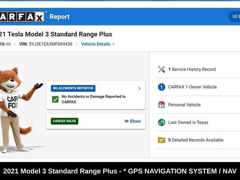Used 2021 Tesla Model 3 Standard Range Plus RWD image 9