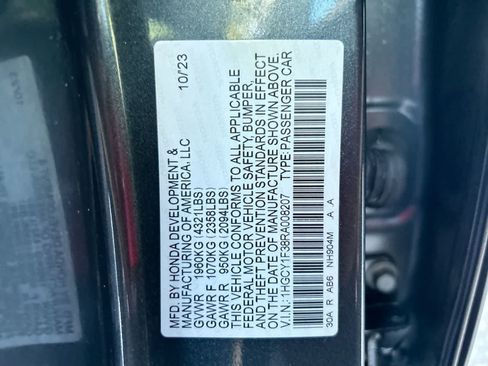 Used 2024 Honda Accord EX image 2