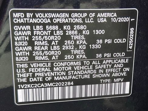 Used 2021 Volkswagen Atlas Cross Sport SE image 30