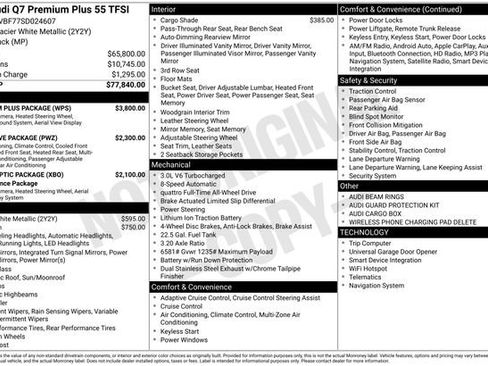 Certified 2025 Audi Q7 3.0T Premium Plus w/ Premium Plus Package image 45