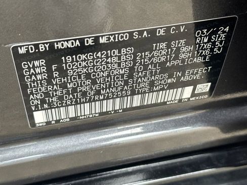 Certified 2024 Honda HR-V EX-L image 30
