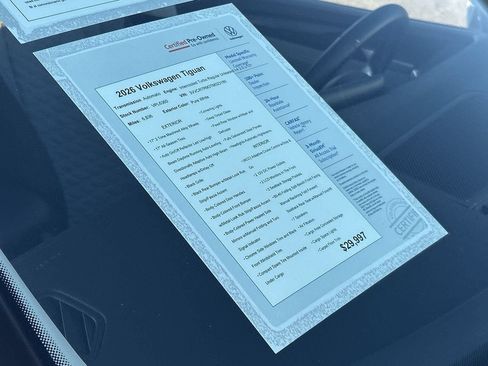 Certified 2026 Volkswagen Tiguan S FWD image 6