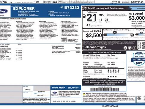 Used 2025 Ford Explorer Platinum w/ Ultimate Package image 6