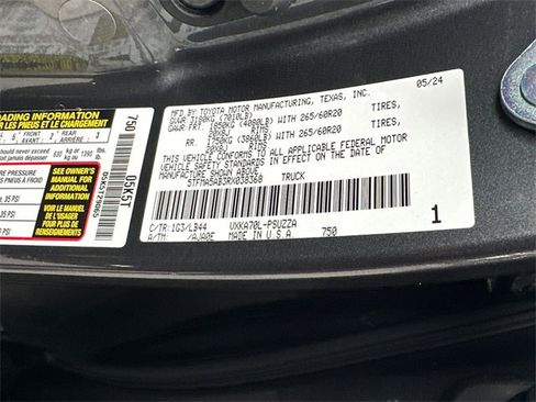 Used 2024 Toyota Tundra 1794 Edition image 37