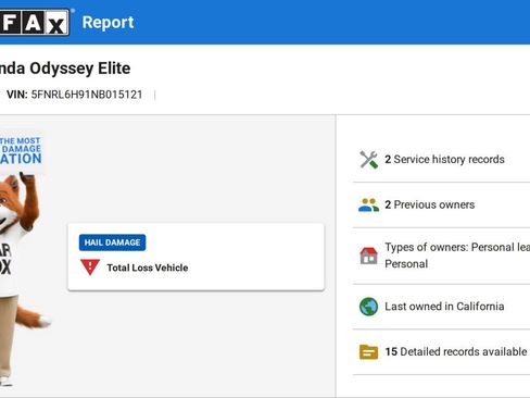 Used 2022 Honda Odyssey Elite image 2