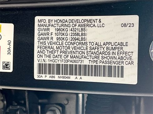 Used 2023 Honda Accord EX image 32