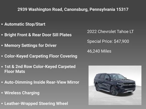 Certified 2022 Chevrolet Tahoe LT image 15