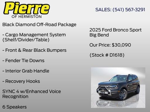 New 2025 Ford Bronco Sport Big Bend image 12