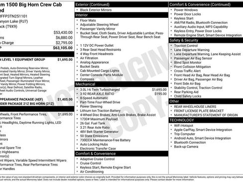 Used 2026 RAM 1500 Big Horn AWD/4WD image 11
