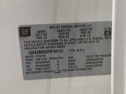 Used 2015 GMC Yukon SLT image 42