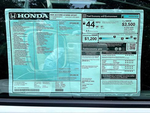 New 2025 Honda Accord Sport image 17