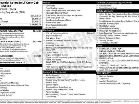 Certified 2023 Chevrolet Colorado LT w/ LT Convenience Package II RWD image 32