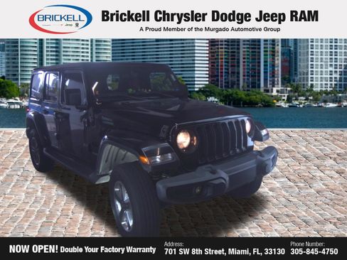 Used 2021 Jeep Wrangler Unlimited Sahara AWD/4WD image 1