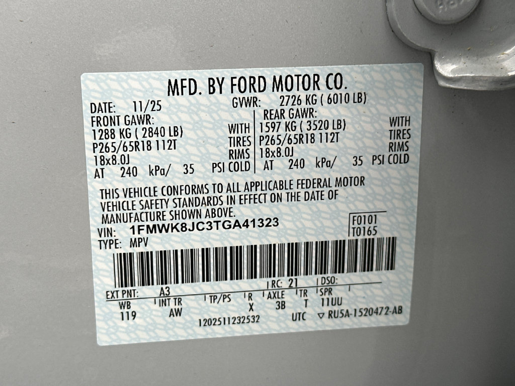 New 2026 Ford Explorer Tremor w/ Tremor Ultimate Package AWD/4WD image 35
