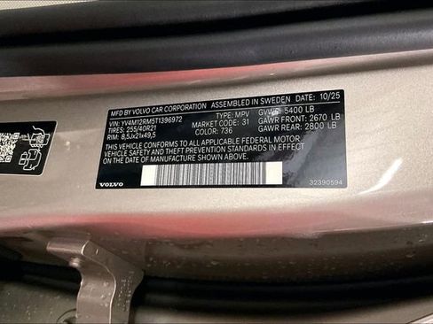 New 2026 Volvo XC60 B5 Ultra w/ Protection Package Premier AWD/4WD image 9