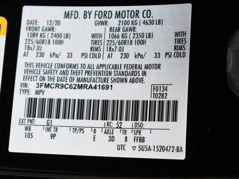 Used 2021 Ford Bronco Sport Outer Banks AWD/4WD image 33