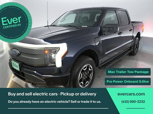 Used 2023 Ford F150 Lightning XLT w/ Tow Technology Package AWD/4WD image 1