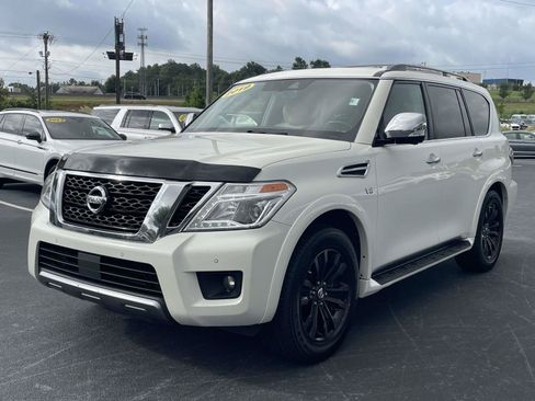 Used 2019 Nissan Armada Platinum w/ Captain's Chairs Package AWD/4WD image 3