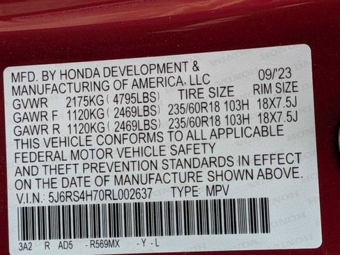 Certified 2024 Honda CR-V EX-L image 34