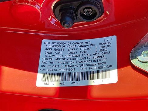 Used 2018 Honda Civic Touring image 30