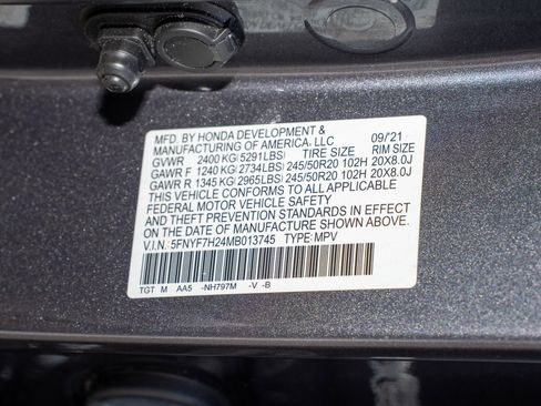 Certified 2021 Honda Passport Sport image 38