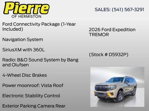 Certified 2026 Ford Expedition Tremor AWD/4WD image 13