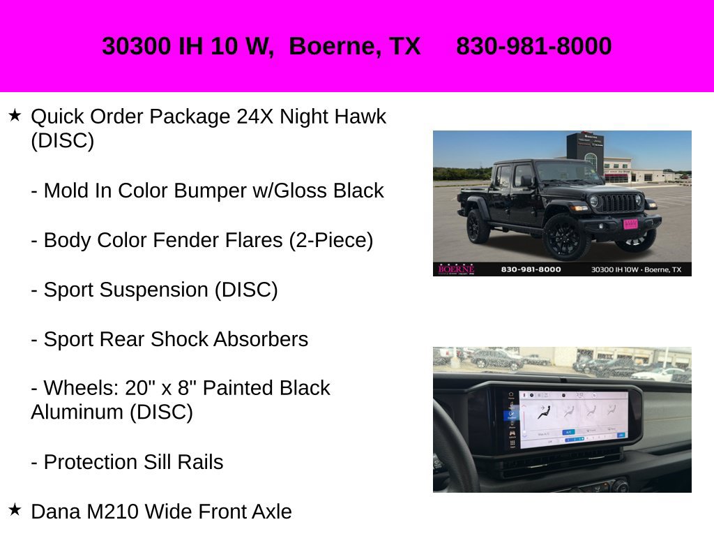 Used 2025 Jeep Gladiator Sport AWD/4WD image 20