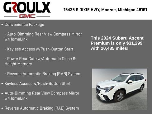 Used 2024 Subaru Ascent Premium w/ Convenience Package image 8