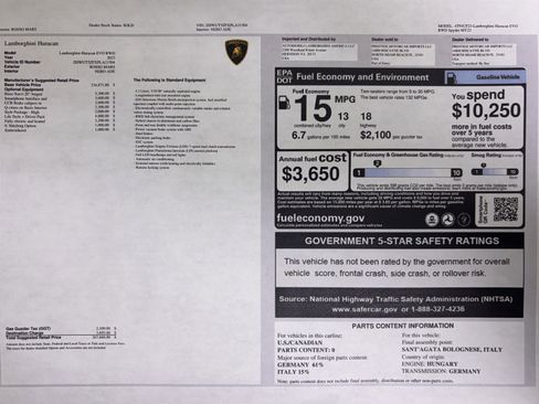 Used 2023 Lamborghini Huracan EVO image 45