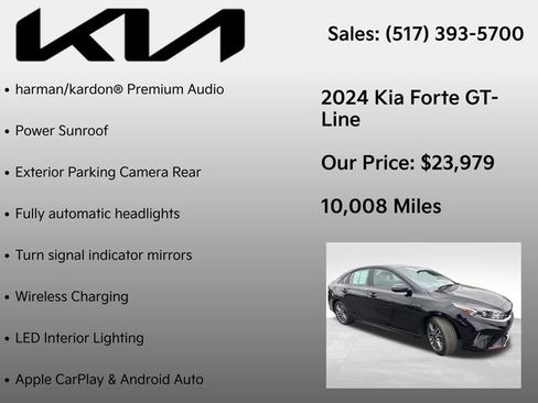 Used 2024 Kia Forte GT-Line w/ GT-Line Premium Package FWD image 12