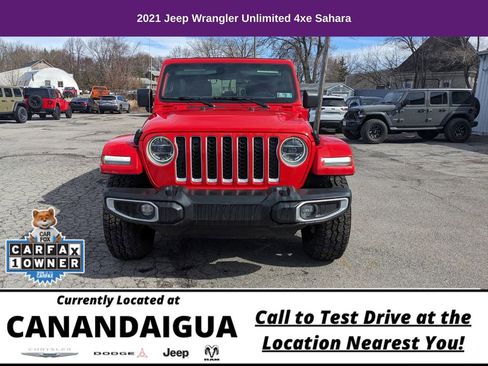 Used 2021 Jeep Wrangler Unlimited Sahara w/ Cold Weather Group AWD/4WD image 6