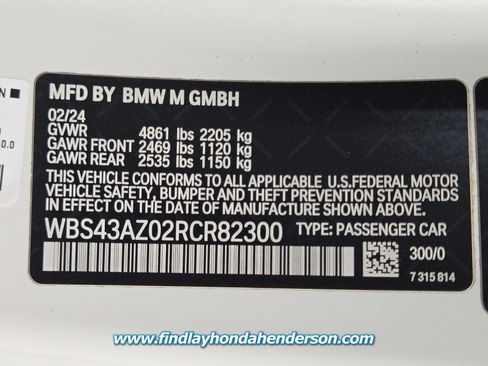 Used 2024 BMW M4 xDrive Competition w/ Executive Package AWD/4WD image 14