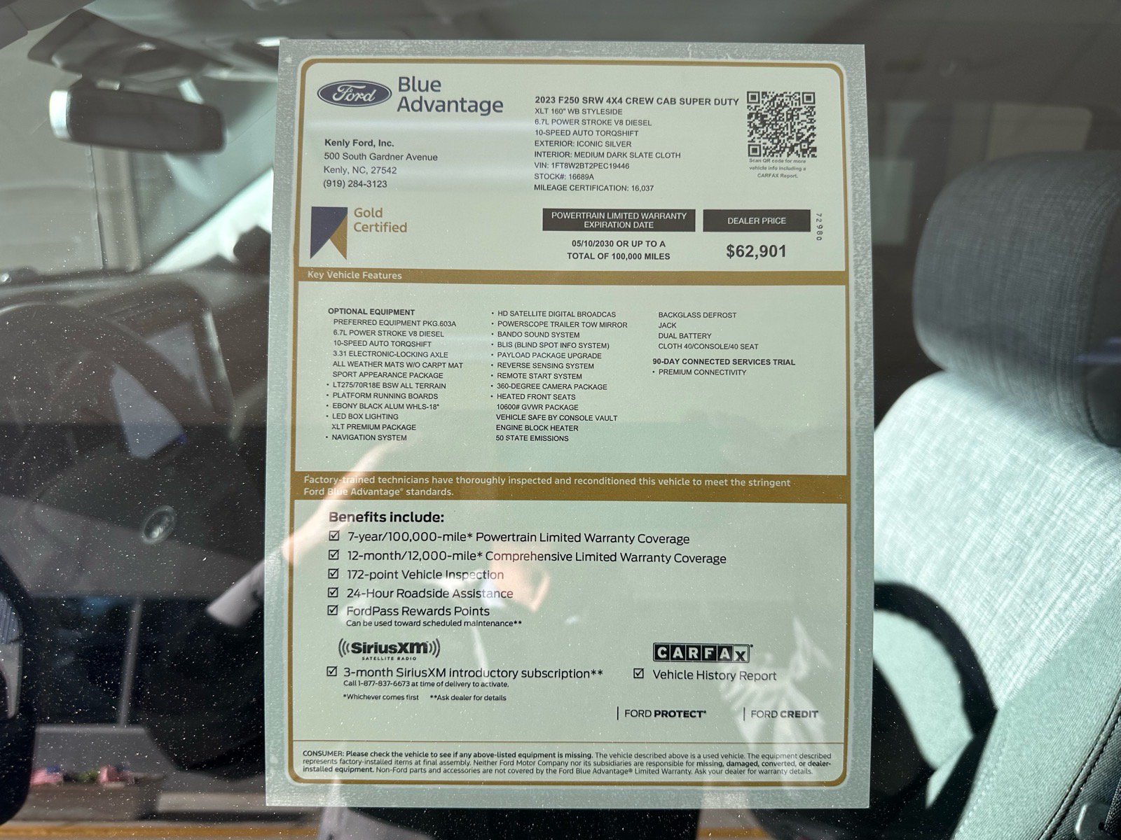 Used 2023 Ford F250 XLT w/ XLT Premium Package AWD/4WD image 7
