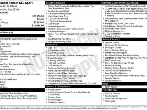 New 2026 Hyundai Sonata SEL FWD image 11