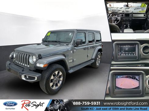 Used 2018 Jeep Wrangler Unlimited Sahara image 1
