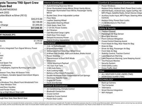 New 2026 Toyota Tacoma TRD Sport image 7