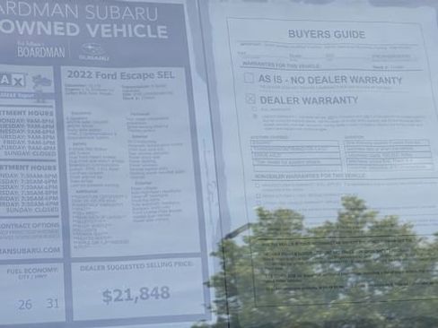 Used 2022 Ford Escape SEL AWD/4WD image 26