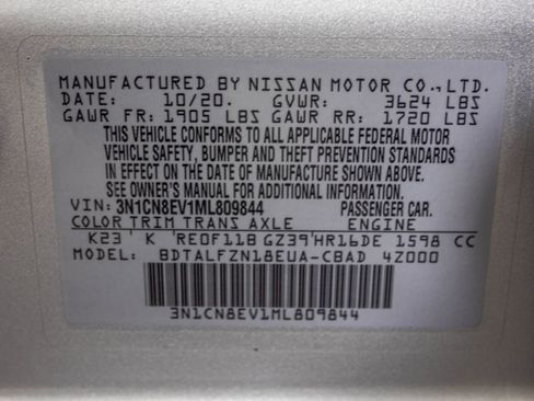 Used 2021 Nissan Versa SV image 49