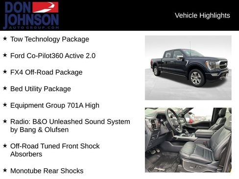 Used 2022 Ford F150 Platinum w/ Equipment Group 701A High image 6