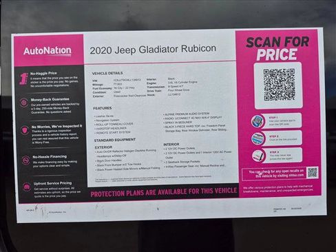 Used 2020 Jeep Gladiator Rubicon AWD/4WD image 22