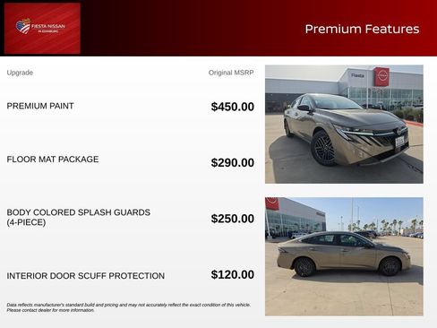 New 2026 Nissan Sentra SV w/ Floor Mat Package FWD image 3