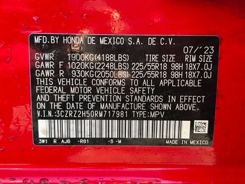 Used 2024 Honda HR-V Sport image 13