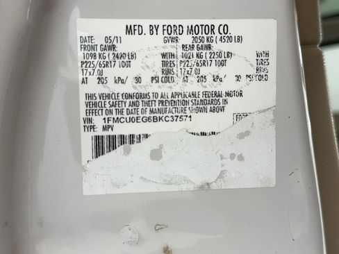 Used 2011 Ford Escape Limited w/ 302A Rapid Spec Order Code image 20